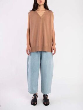 Micaela Greg oversized Pima cotton vest sz M